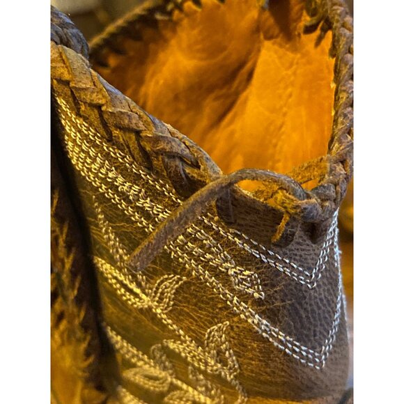 Old Gringo Polo Chale Boots Size 10B Zipper Leather SEE PHOTOS - Picture 9 of 10